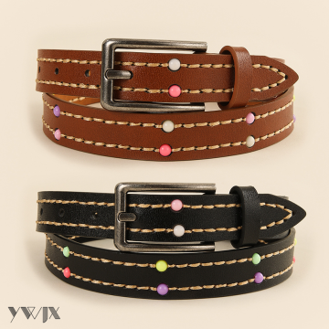 Colorful Handcrafted Rope Belt with Beads for Women