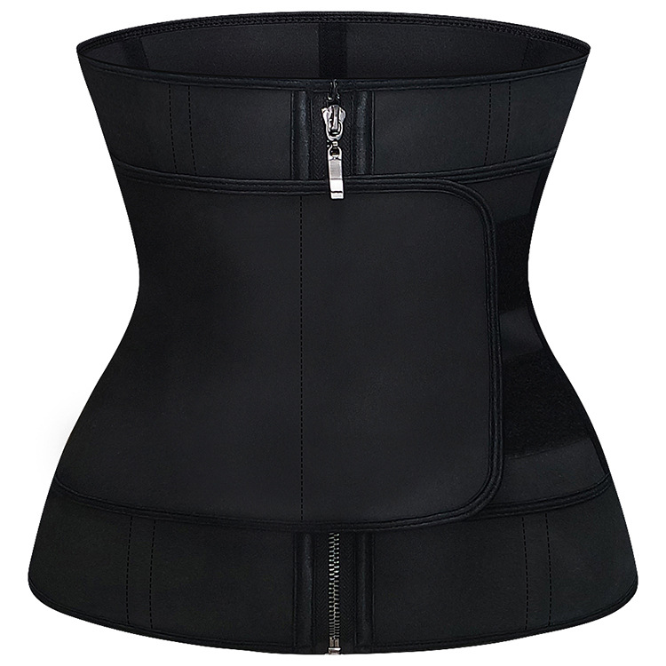 Women 9 Steel Bone Latex Waist Trainer Corset