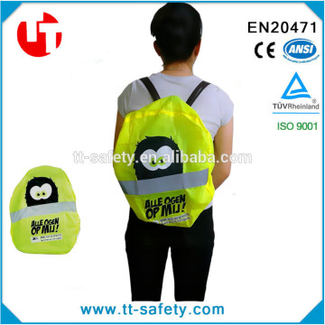 wholesale high visibility kid protection reflective drawstring bag cover child safety products
