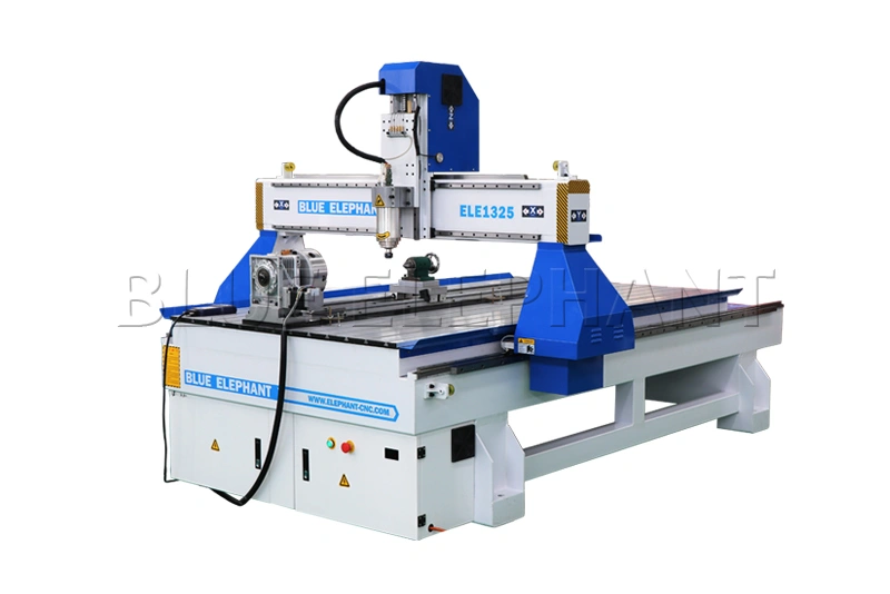 4 Axis CNC Wood Router 1325 CNC Engraving Machine with Rotary Device Spindle