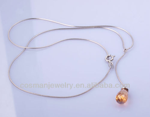 silver indian gemstone necklaces & pendants