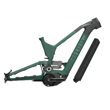 Hybridizer SANN EMTB Full Suspension Aluminum Bike with 48V Bafang M510 Motor