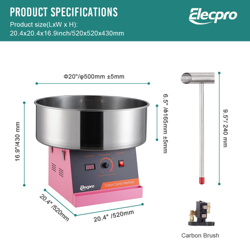 cotton candy maker Portable Cotton Candy Machine For Kids Events Manufactory