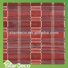 Woven roll up bamboo mini blinds