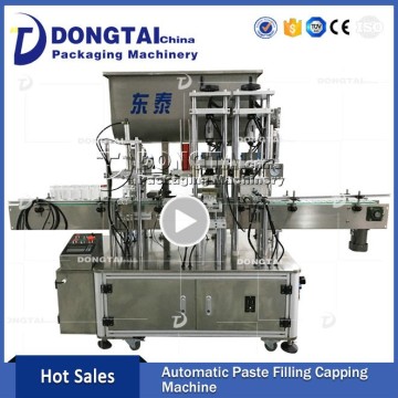 Automatic Granular Sauce Filling Capping Machine