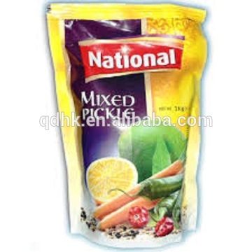 Standing pickle pouch