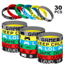 Custom Printing Game Party Rubber Bracelets