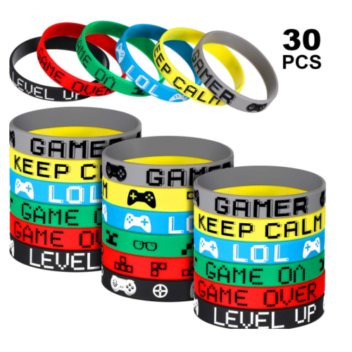 Custom Printing Game Parti Rubber Gelang