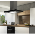 Panel LED Island Cooker Hood 90cm Dengan Kaca