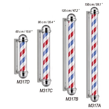 M317 Series Chrome Plated Barber Pole