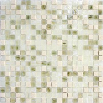 Glass and Stone Series Mosaic Tile Associated Stone