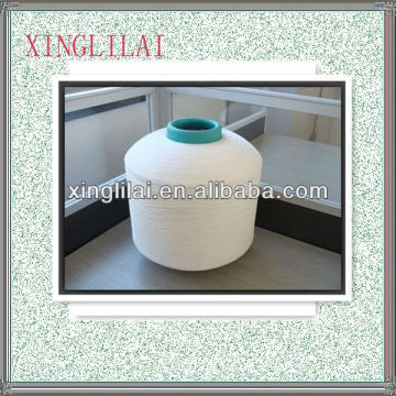 FDY75D/600tpm polyester flat yarn for labels dope dyed polyester yarn