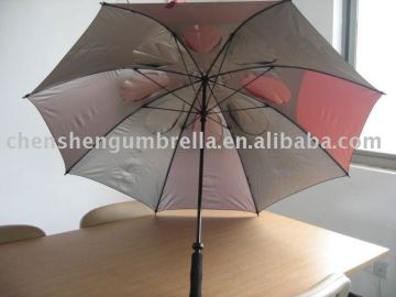 double layer golf umbrella