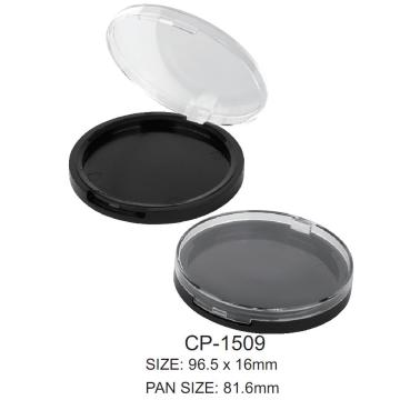 Round Empty Cosmetic Compact Powder Packaging