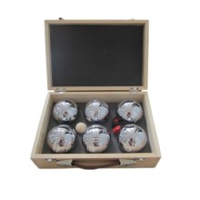 Boule Set With Wooden Case