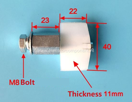 Wittur Selcom Elevator Door Guide Shoe 3201.05.0062