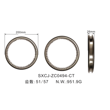 Manuale di vendita calda Parti auto Sincronizzatore Ring Anello OEM 1310 304 202 per ZF per Benz