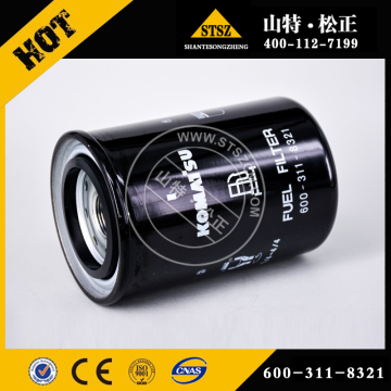 PC360-7 filtro de combustible 600-311-8321 repuestos para excavadoras komatsu