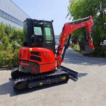 Mesin penggali Middle 3500kg Wheel Power Excavator