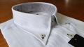 Witte Jacquard-shirts voor heren lange mouwen