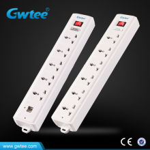 5-gang electrical socket usb 220v