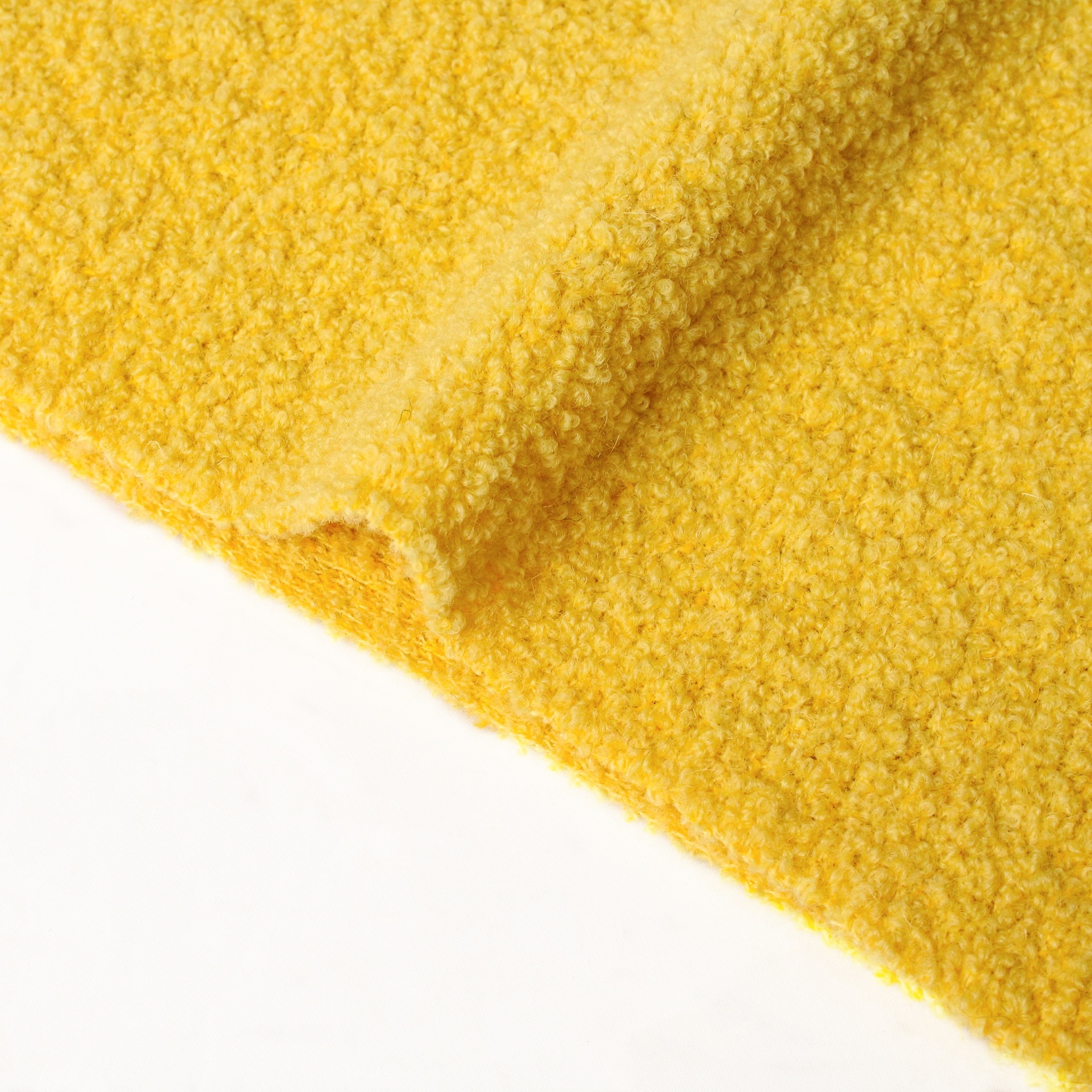 wool boucle ຜ້າ knit wool boucle knit fabric