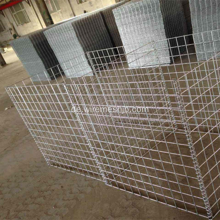 Quadratische Loch Geschweißte Gabion Körbe