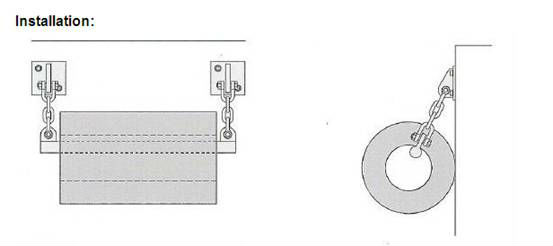 OEM permitted Cylindrical Rubber Marine Fender