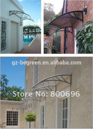 Plastic Roof Canopy,Polycarbonate Shed Entry Door Canopy