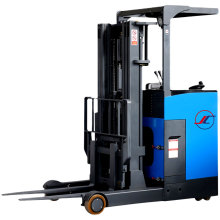 China Good Quality Battery Powered Pallet Stacker with Reach Fork