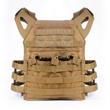 Black Tactical JPC Plate Carrier - Custom Adjustable Training Vest for Outdoor Combat and War Games