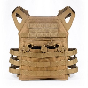 Black Tactical JPC Plate Carrier - Custom Adjustable Training Vest for Outdoor Combat and War Games