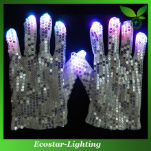 Super brightness LED Glittering Gloves for Night Game