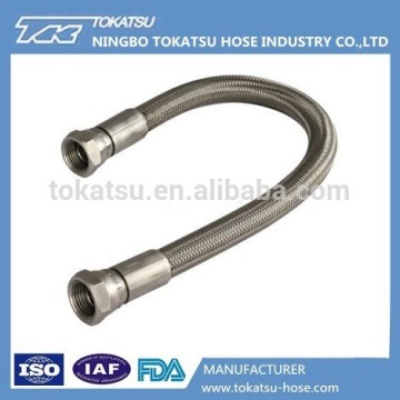 STAINLESS STEEL END, CONVOLUTED PTFE, METALLIC FLEXIBLE HOSE ASSEMBLY