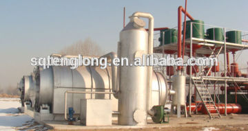 Used tire pyrolysis oil plant for sale