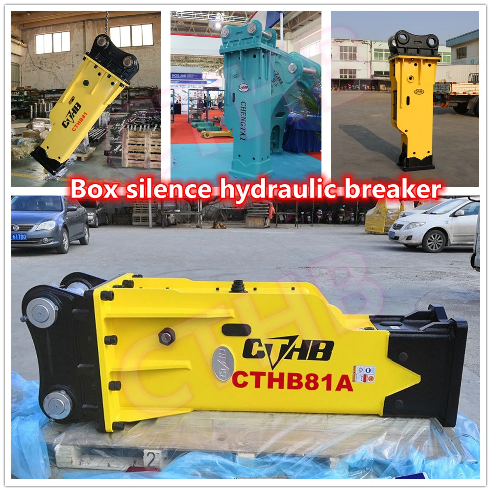 68mm Chisel Hydraulic Hammer Rock and Concrete Demolition Breaker Excavator