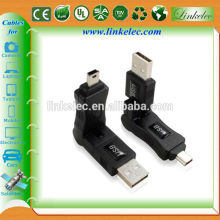 Portable roating 2.0 USB adapter micro adapter