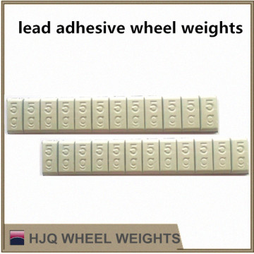 Lead wheel balancing weights