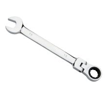 Chrome Vanadium Steel Flexible Head Ratchet Spanner