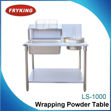 KFC manual powder breading table