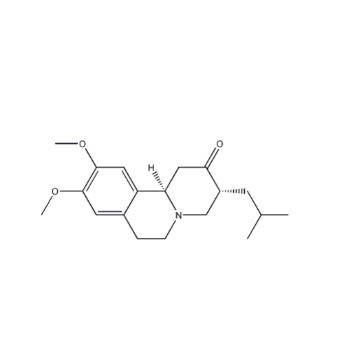 (+) - Tetrabenazina usata per le malattie di discinesia Numero CAS 1026016-83-0