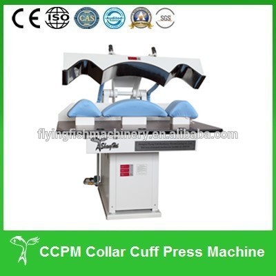 Shirt collar and cuff pneumatic press machinery