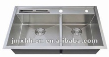 topmount handmade stainless sink 3618A