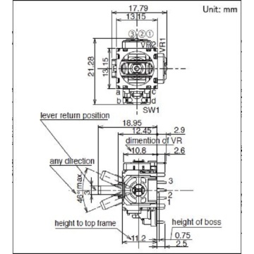 Alpen Potentiometer Multifunctioneel apparaat