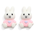 100 pièces Kawaii dessin animé lapin carottes dos plat résine Cabochon ajustement téléphone décor Scrapbooking artisanat bricolage enfants cheveux arc accessoires