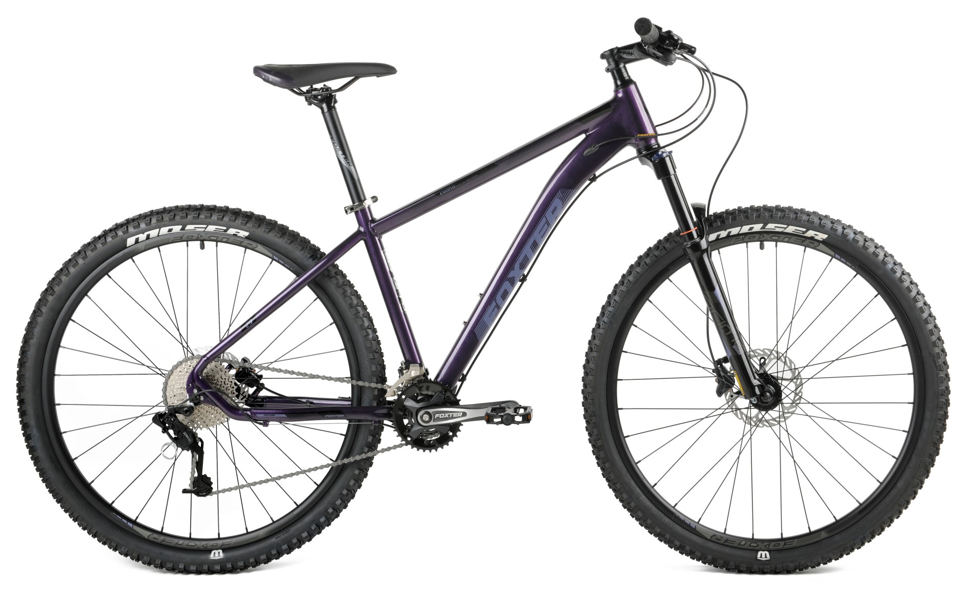 29 inç FT evans alaşımlı çerçeve çanak fren dağ bisikleti 2X9 hız shimano ipuçları ön süspansiyon çatalı siyah beyaz 29inch FT evans alloy frame dish brake mountain bike 2X9speed shimano cues front suspension fork black white