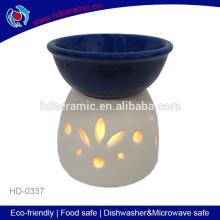 hollow out flower shape ceramic aromatherapy candle oil burner,tea light oil burner,essence oil burner