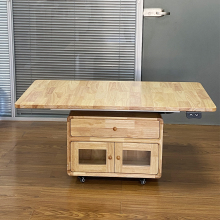 Height-adjustable Electric Lift Top Coffee Table
