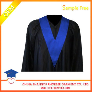 Graduation Royal Blue V stole Wholesale Stole