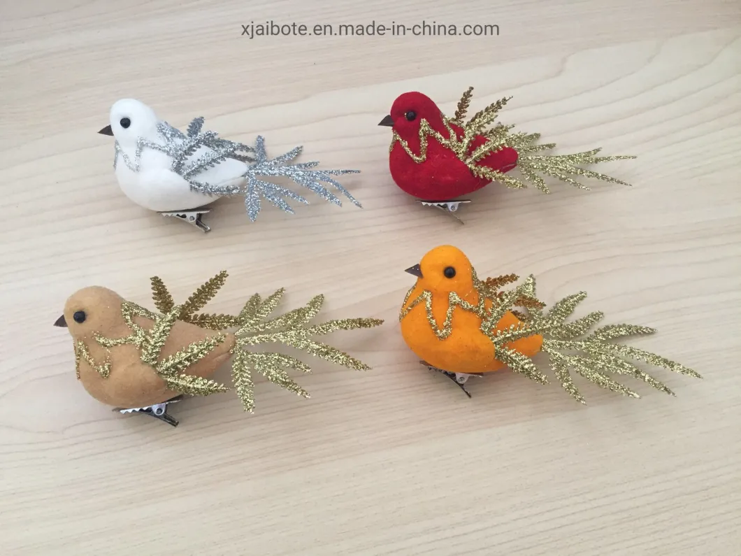 2020 Hotsale Foam Bird Hanging Ornaments Christmas Tree Ornaments Christmas Tree Decorations